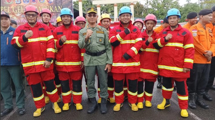 KPH Tarakan Ikuti Apel Gelar Pasukan Penanggulangan Karhutla